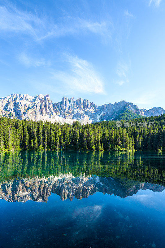 爱抚湖- Karersee, Trentino-Alto Adige，意大利